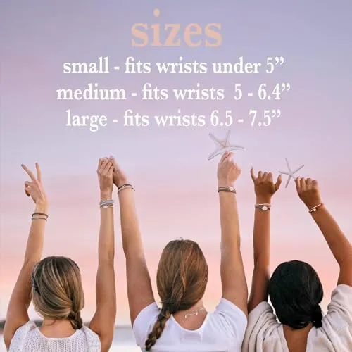 K'lani Explore Bracelets for Women – Elastic Bracelets and Boho Hair Ties – Cute Hair Ties for Women and Hair Tie Accessories – Stylish Bracelets Boho Style for Hair and Wrist – Set of 5 (Small)