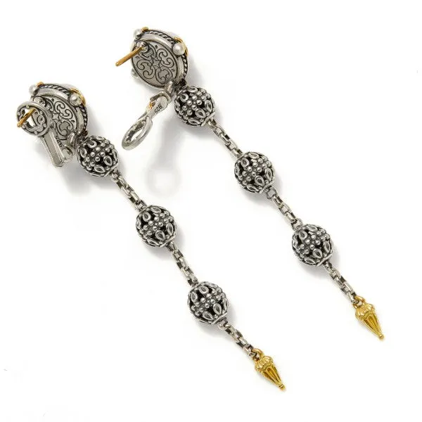 Konstantino Women's Pearl Long Earrings