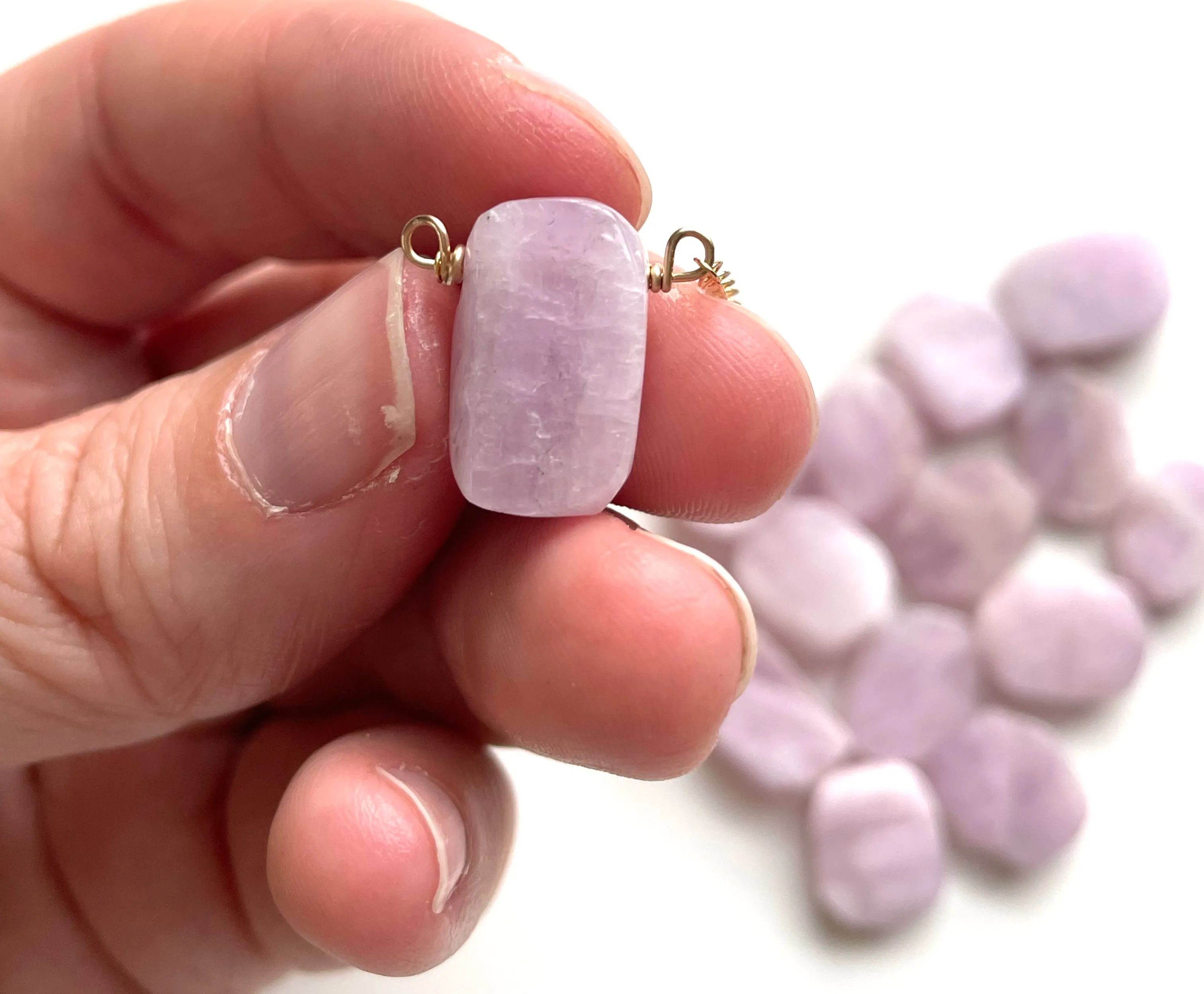 Kunzite Crystal Necklace