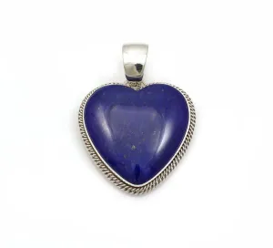 Lapis Heart Pendant
