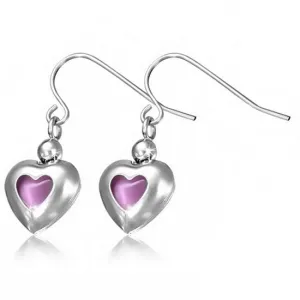 Lavendar Heart Drops