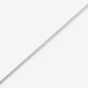 Leather Cord Silver (Sold per Meter)