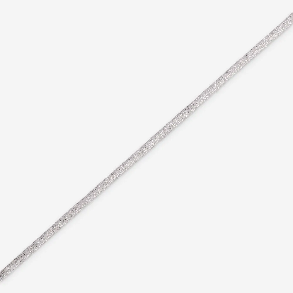 Leather Cord Silver (Sold per Meter)
