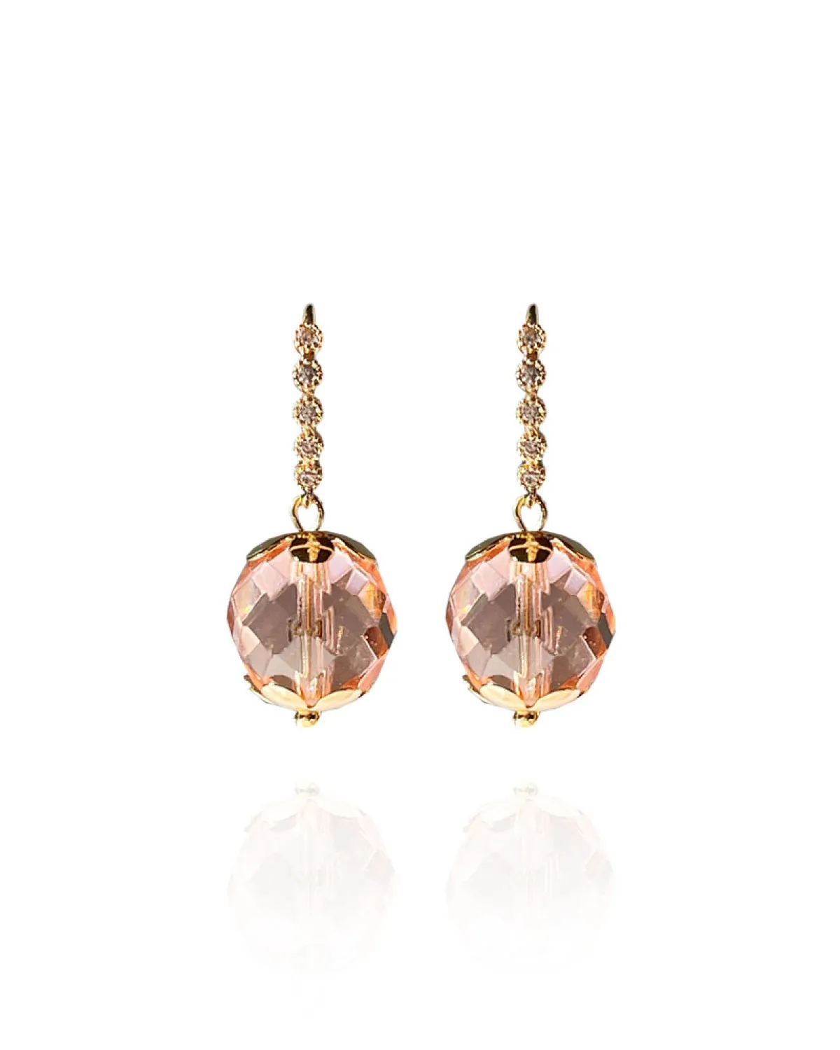Leni Earrings in Blush