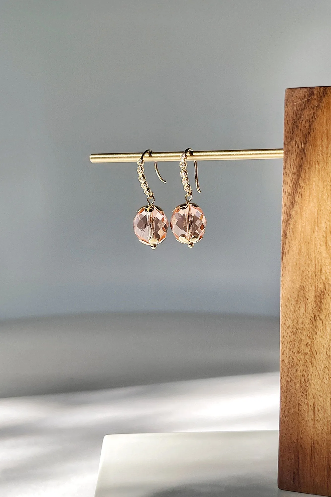 Leni Earrings in Blush