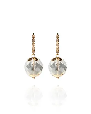 Leni Earrings in Crystal