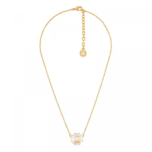 Les Nereides Crystal Round Stone La Diamantine Pendant Necklace