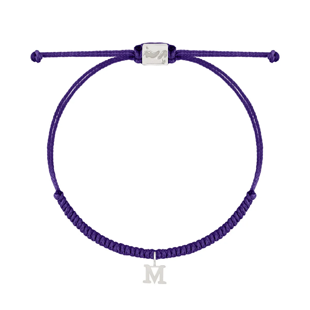 Letter M Braided Bracelet