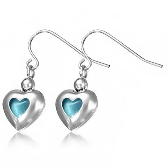 Light Blue Heart Drops