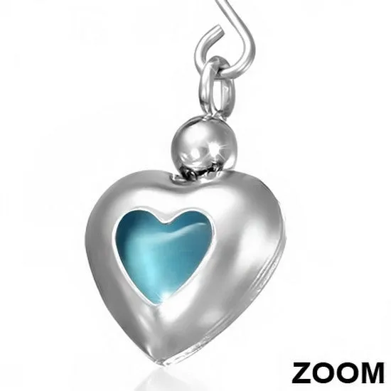 Light Blue Heart Drops