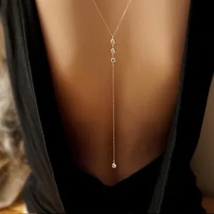Long Backless Necklaces