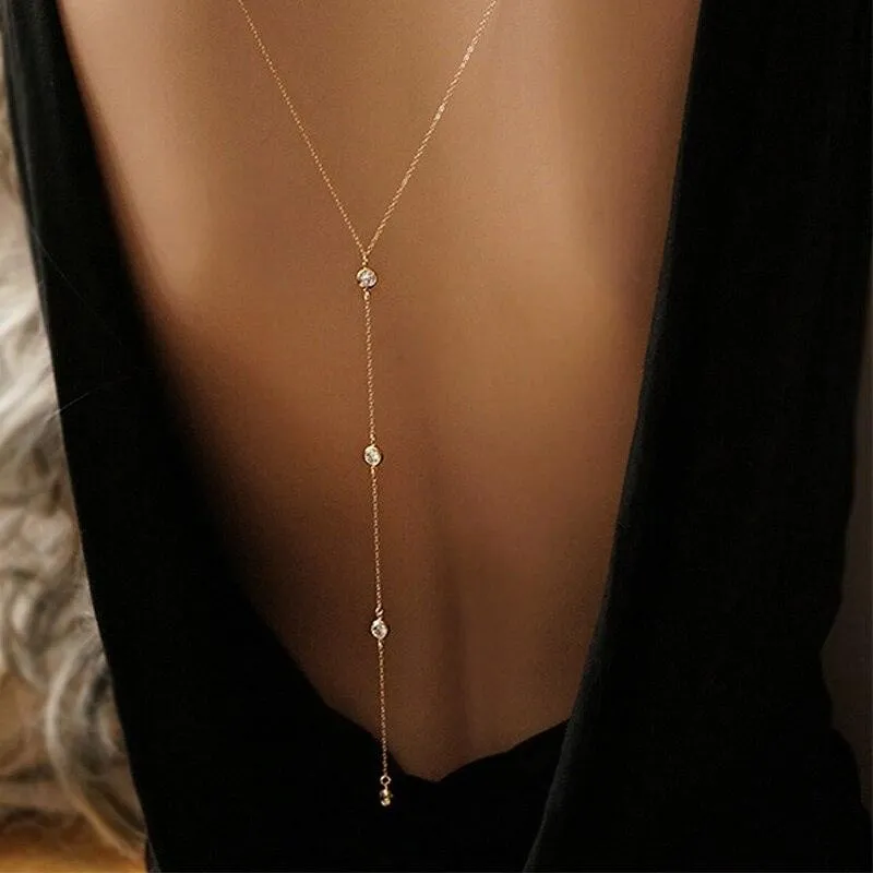 Long Backless Necklaces