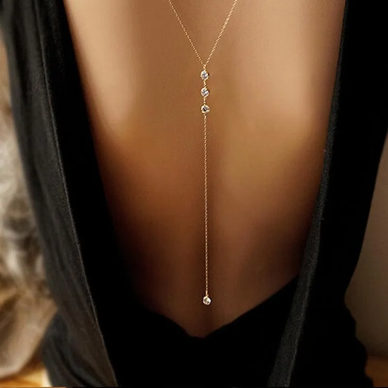 Long Backless Necklaces