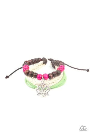 Lotus Beach Pink Paparazzi Bracelet