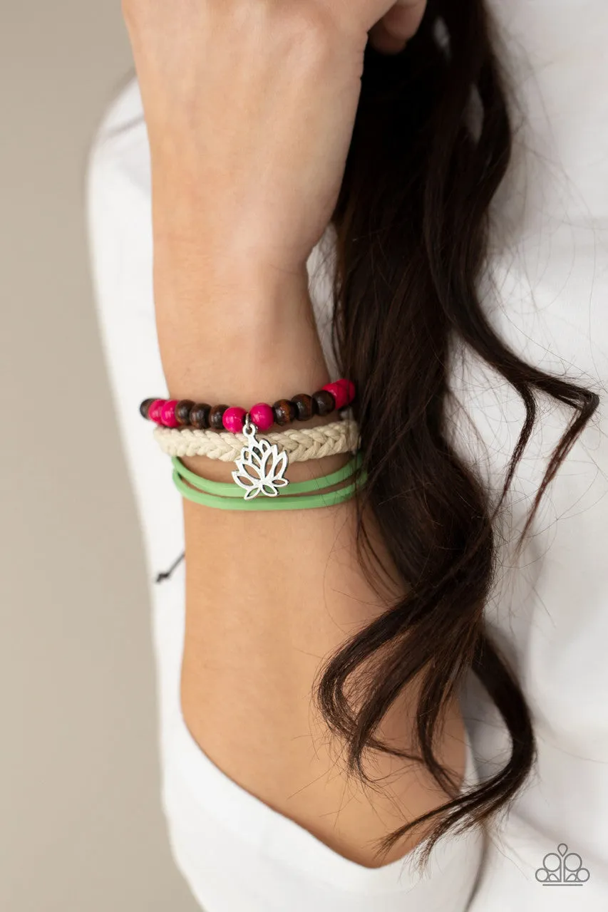 Lotus Beach Pink Paparazzi Bracelet