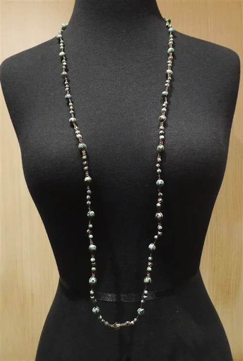 Love Heals Antisoyi-Af Turquoise Necklace or Wrap Bracelet