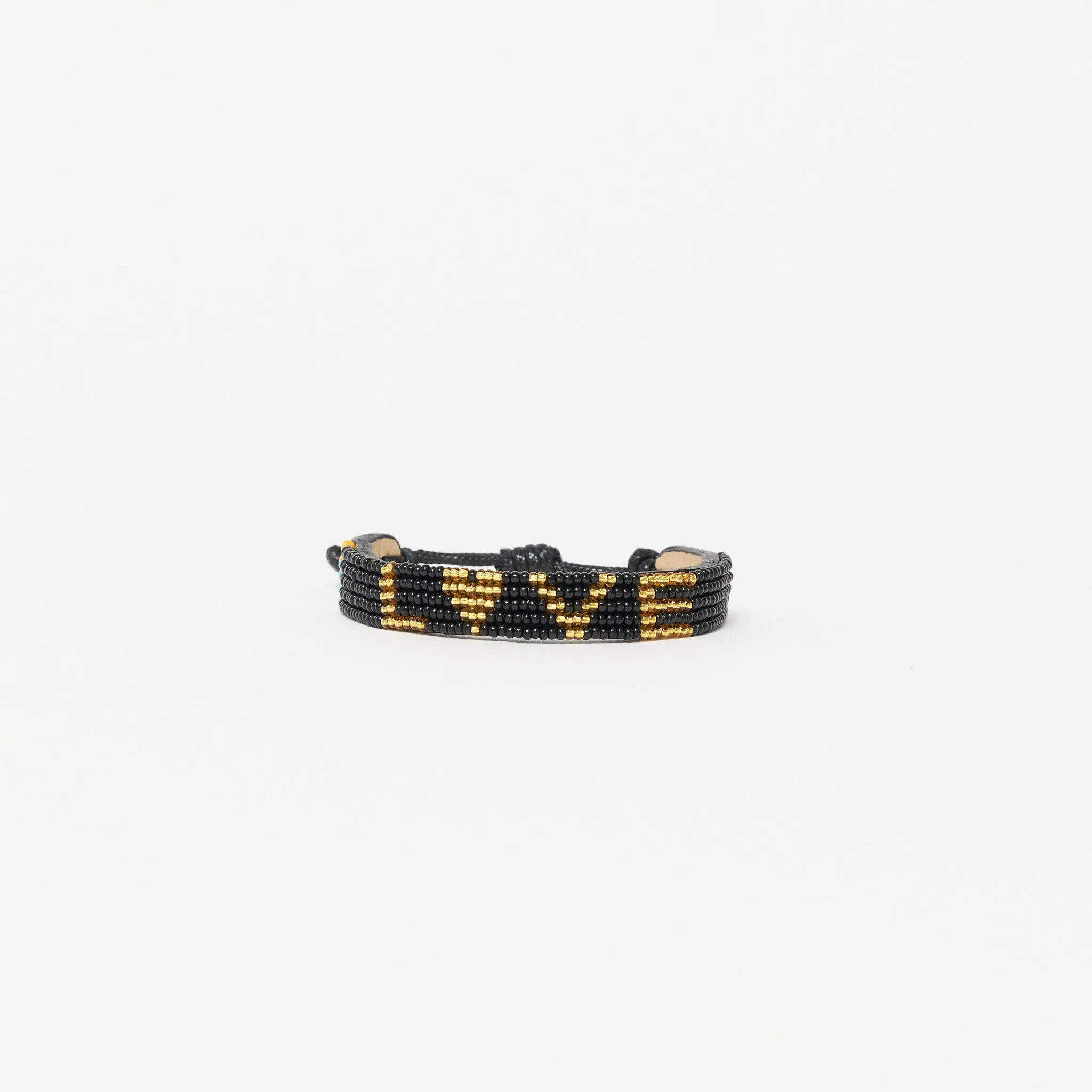 LOVE Heart Bracelet - Black/Gold