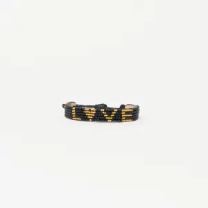 LOVE Heart Bracelet - Black/Gold