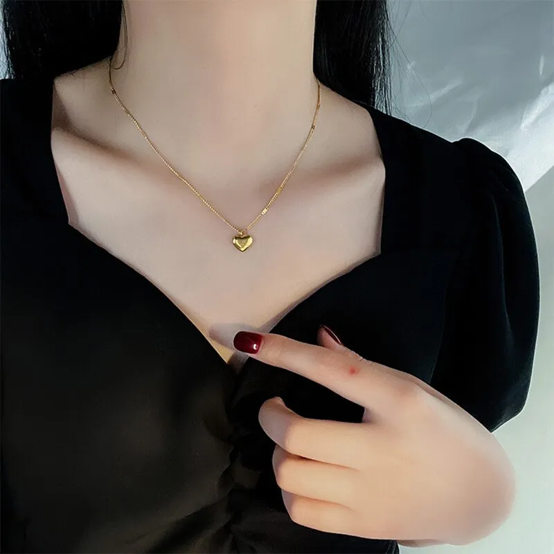 Love Heart Necklaces Accessories for Women