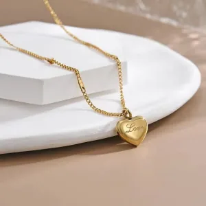 Love Heart Necklaces Accessories for Women