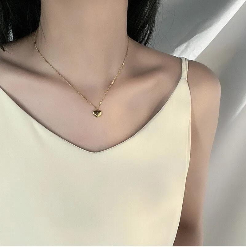 Love Heart Necklaces Accessories for Women