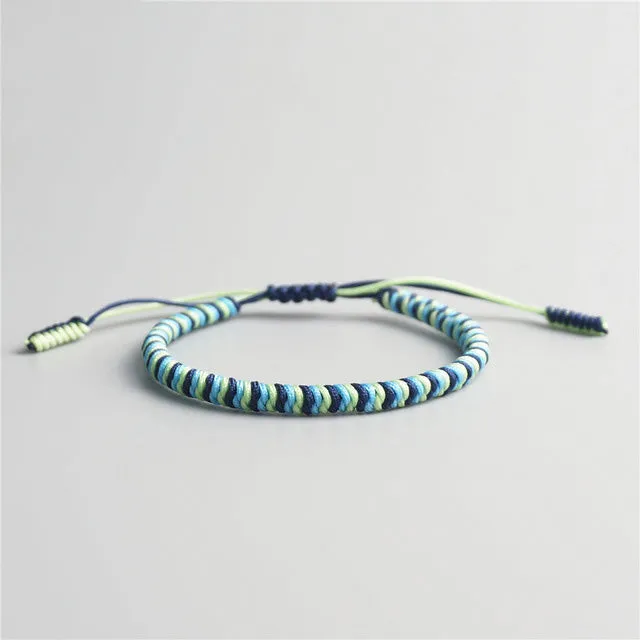Lucky Bracelet - Braided - Red/Yellow