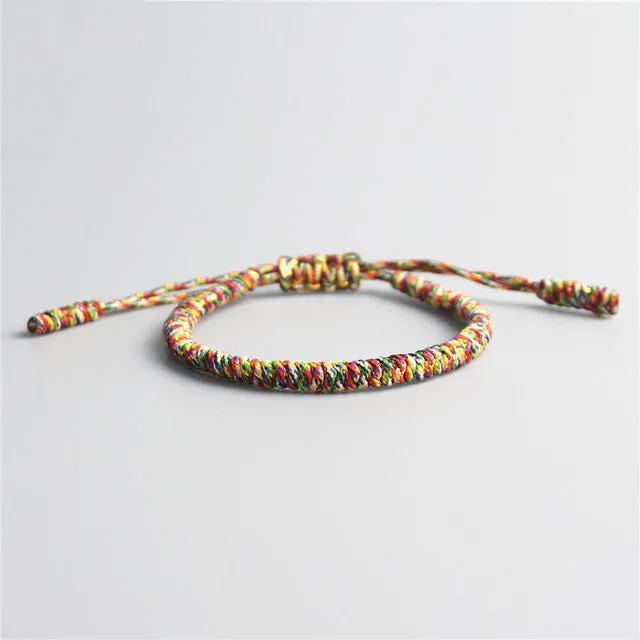 Lucky Bracelet - Braided - Red/Yellow