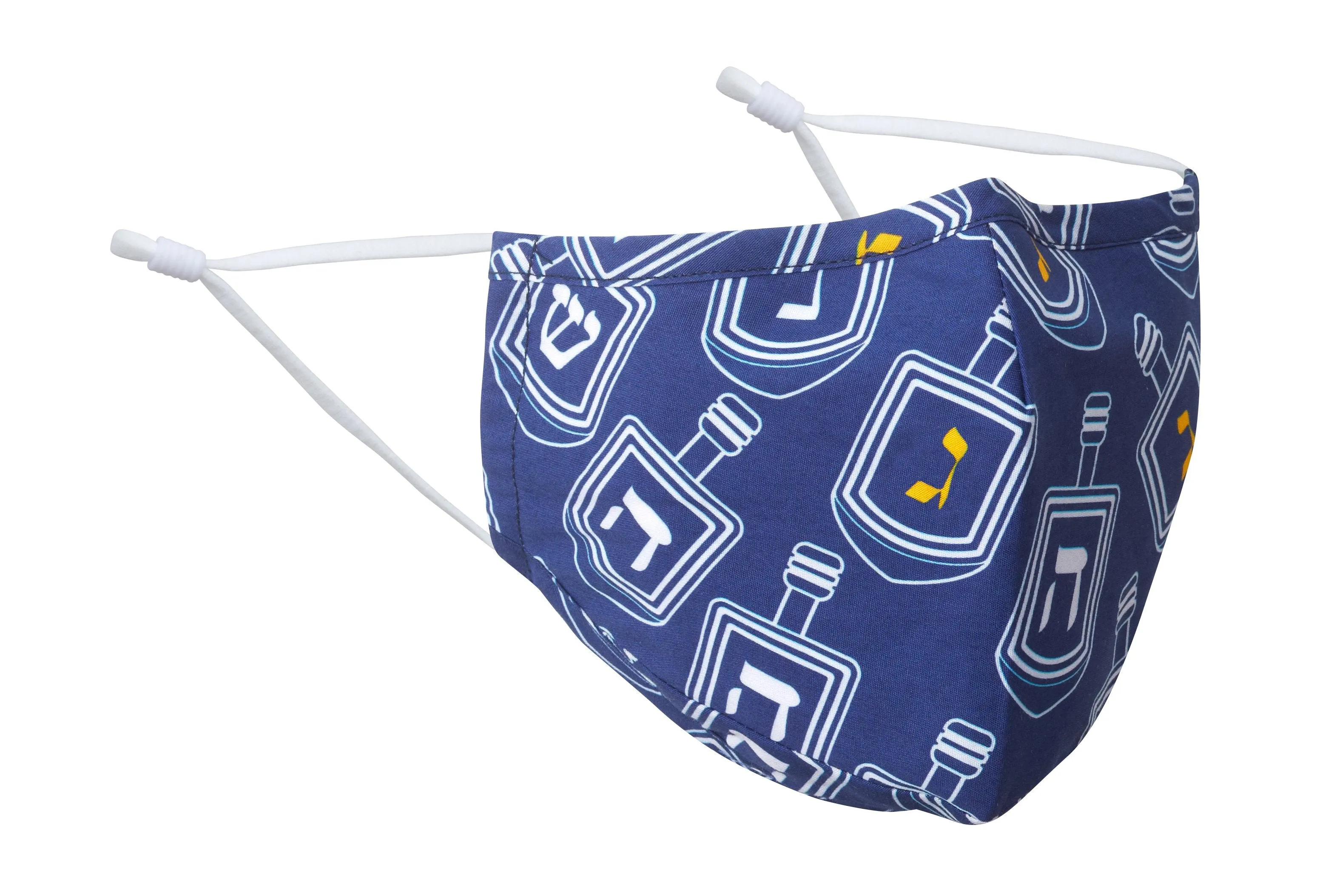Lucky Dreidels Face Mask