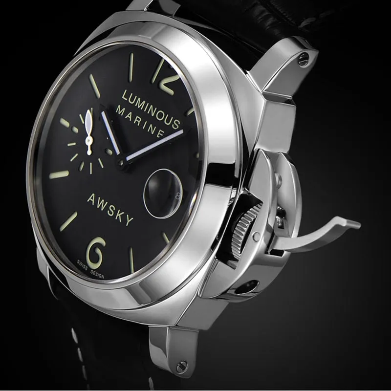 Luxury Men Watches Automatic Black Watches Sapphire Crystal Men Stainless Steel Waterproof Business Sport Mechanical Wristwatch