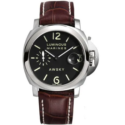 Luxury Men Watches Automatic Black Watches Sapphire Crystal Men Stainless Steel Waterproof Business Sport Mechanical Wristwatch