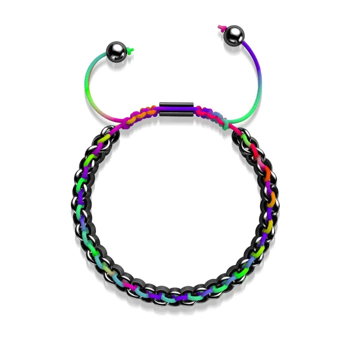 Macaw Links | Deluxe Kismet Bracelet | Spectrum x Gunmetal
