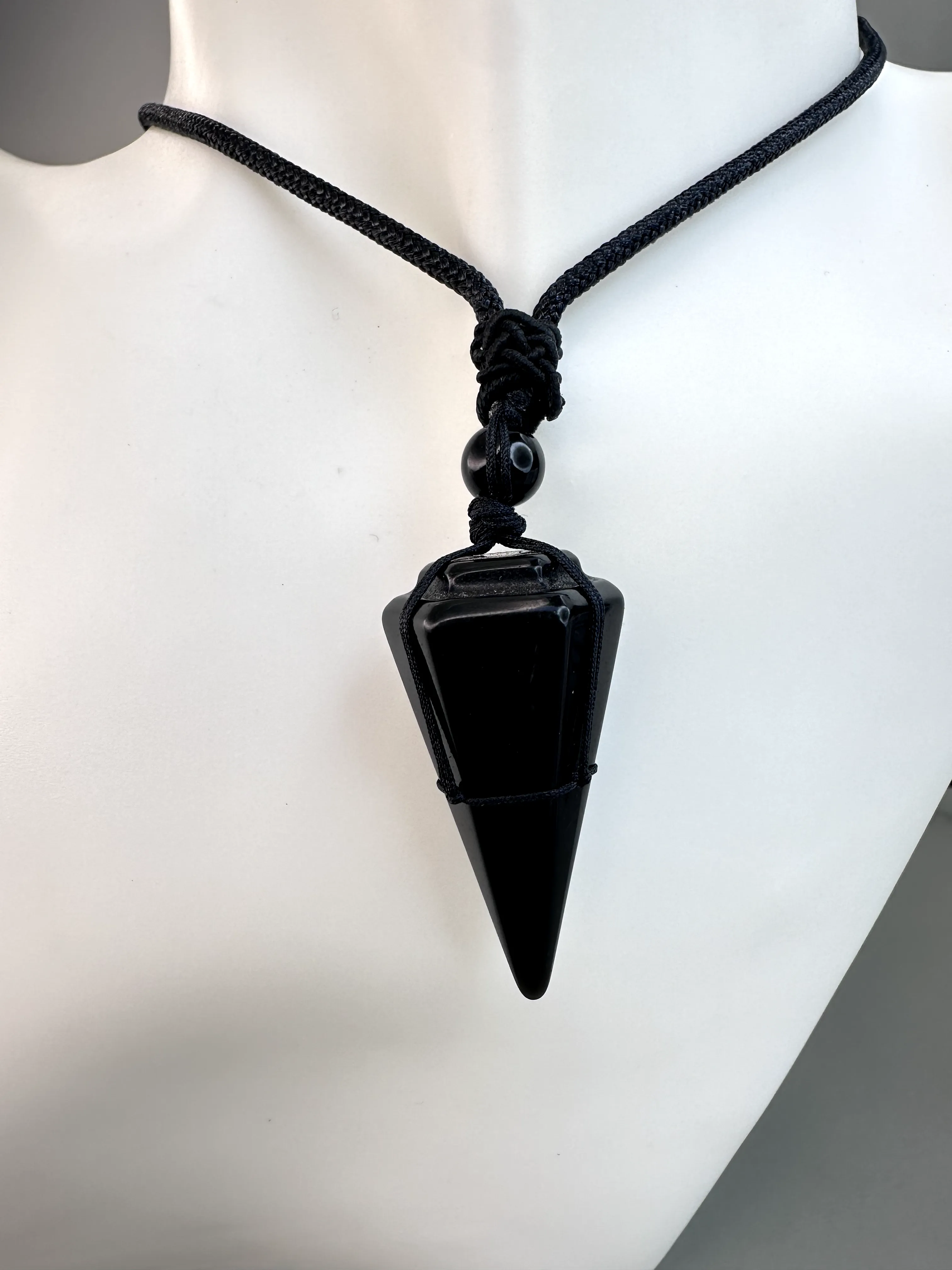 Macrame Crystal Pendulum Necklaces
