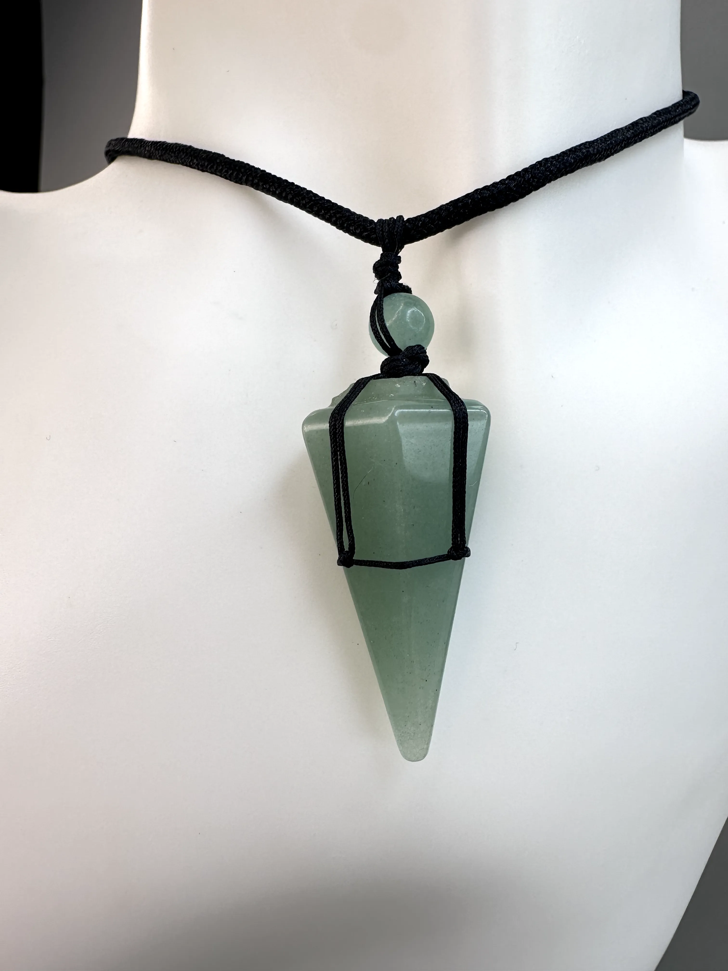 Macrame Crystal Pendulum Necklaces