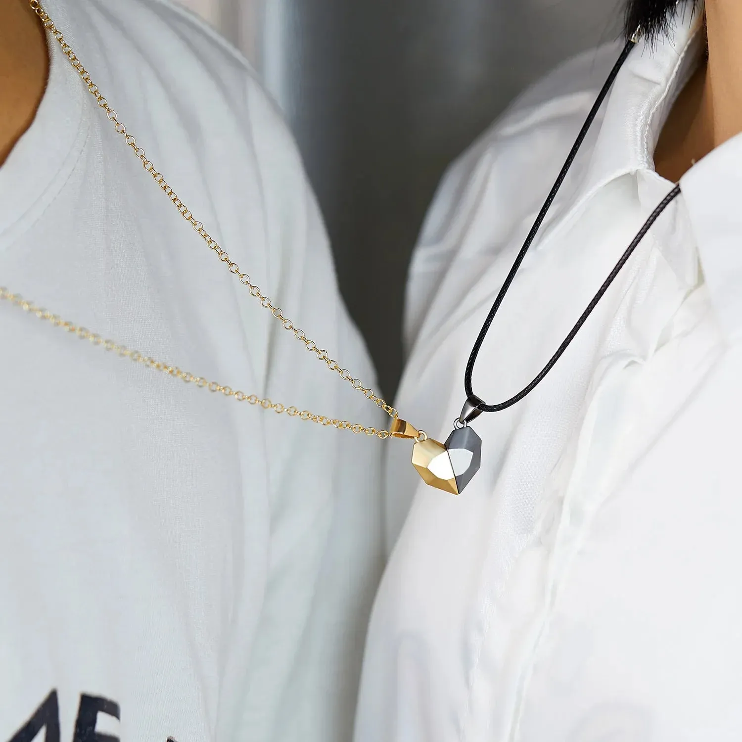 Magnetic Love Couple Necklace