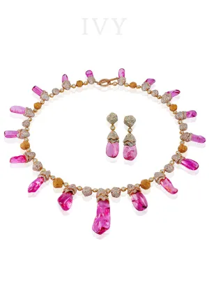 Marco Polo Spinel Crystal Necklace