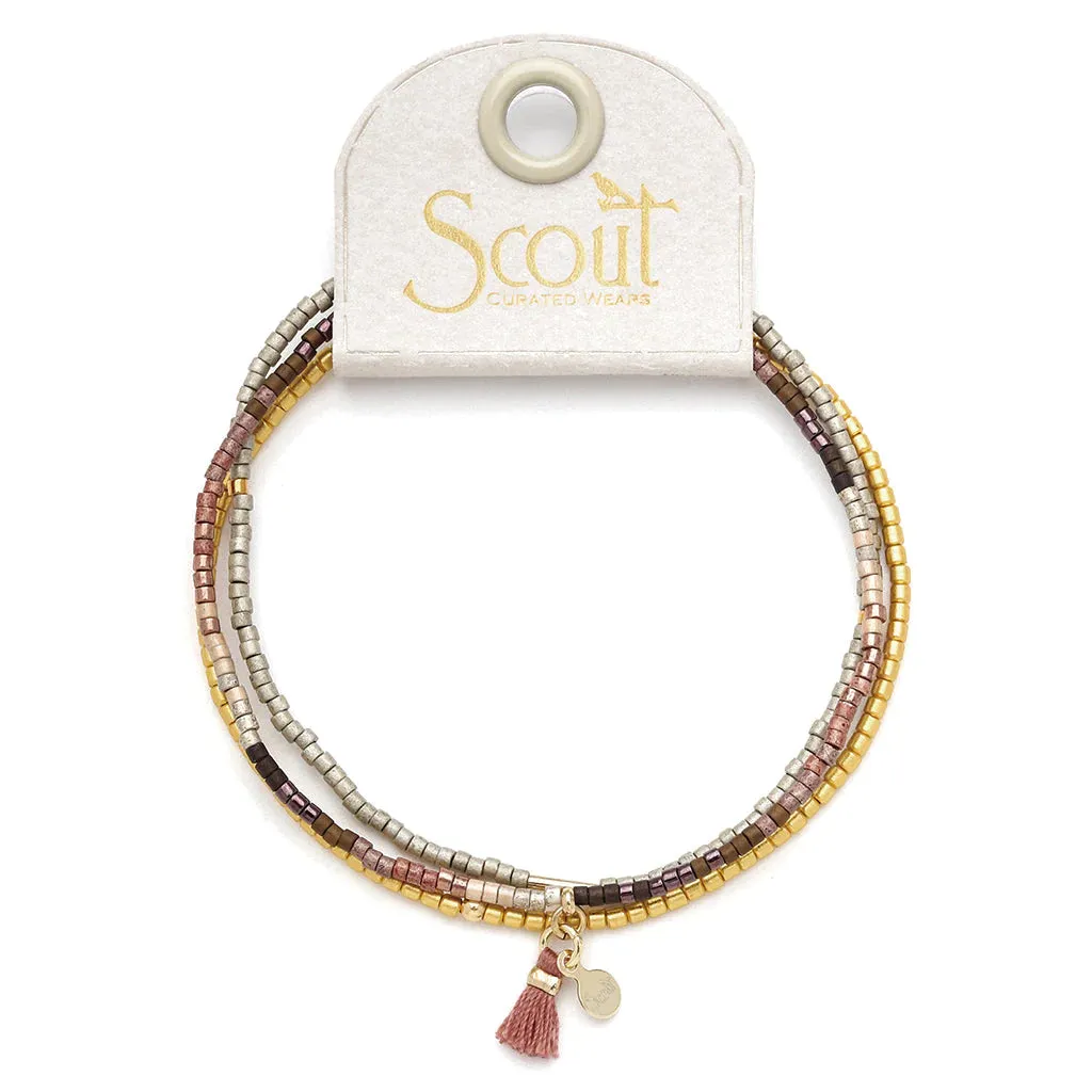 MB007 Chromacolor Bracelet Trio Bronze Multi/Gold