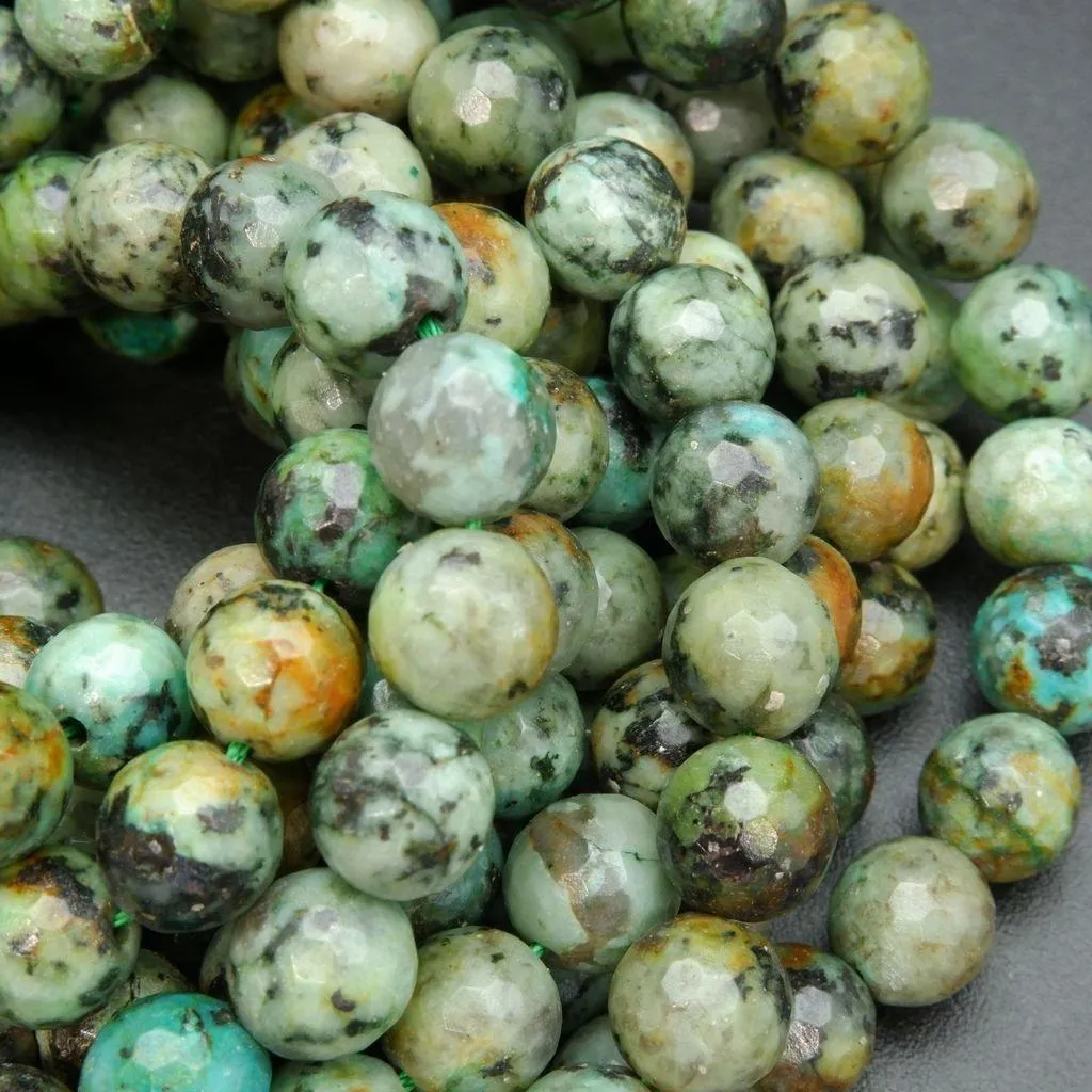 ME™ African Turquoise 7-inch Goldtone Charm Bracelet