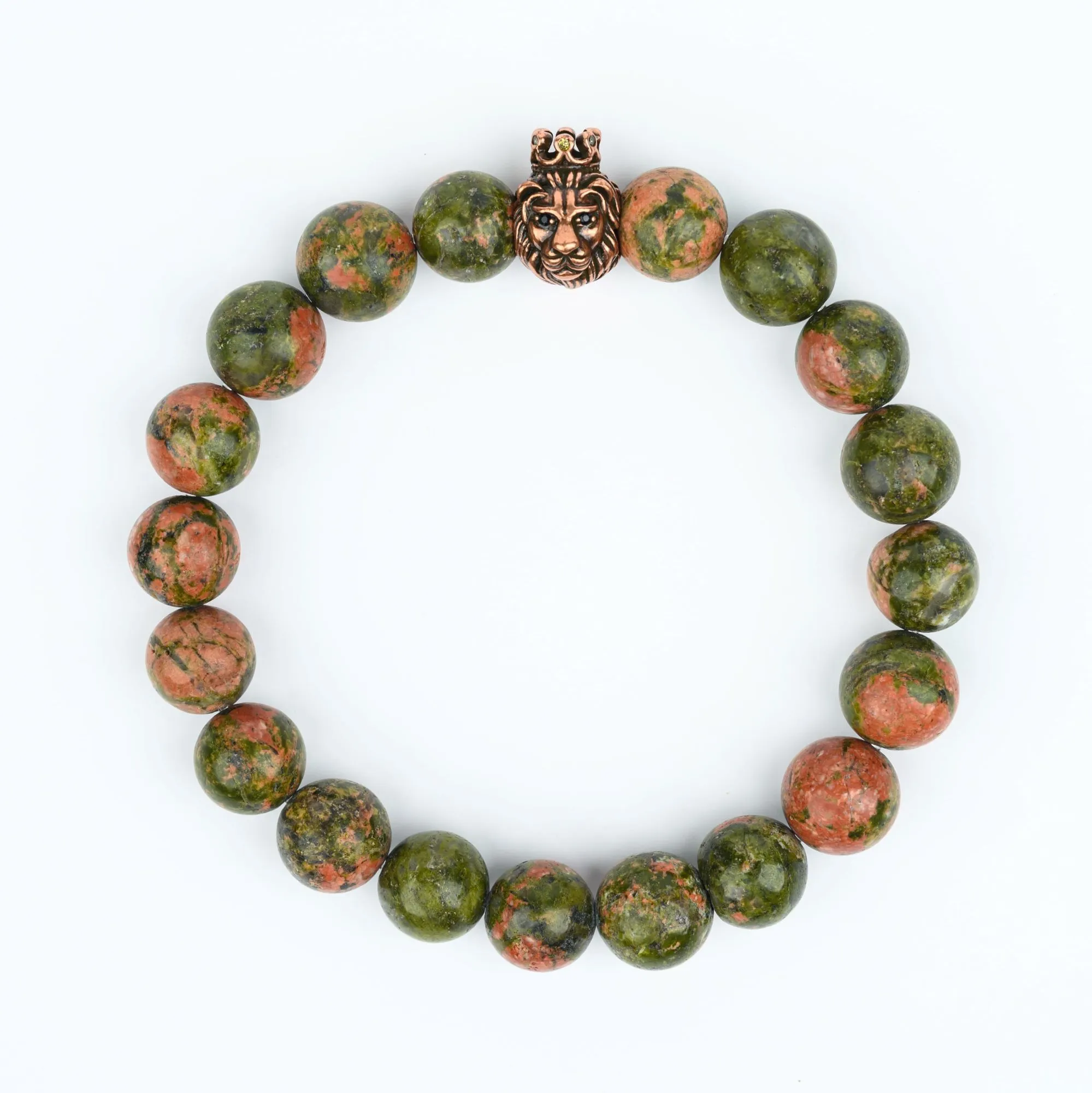 ME™ Crown His & Hers Unakite 2-pc Bracelet Set