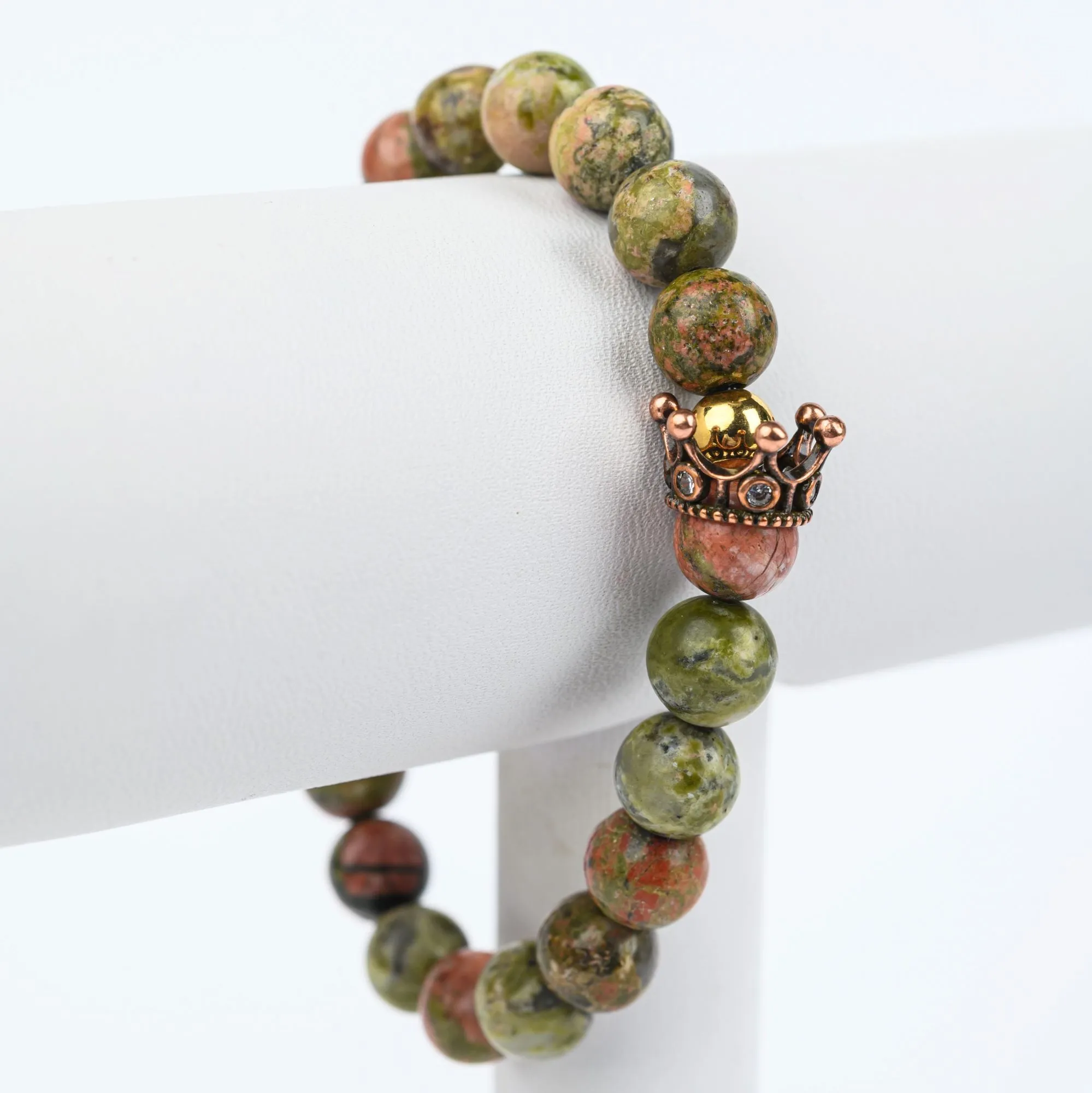 ME™ Crown Unakite 7-inch Bracelet