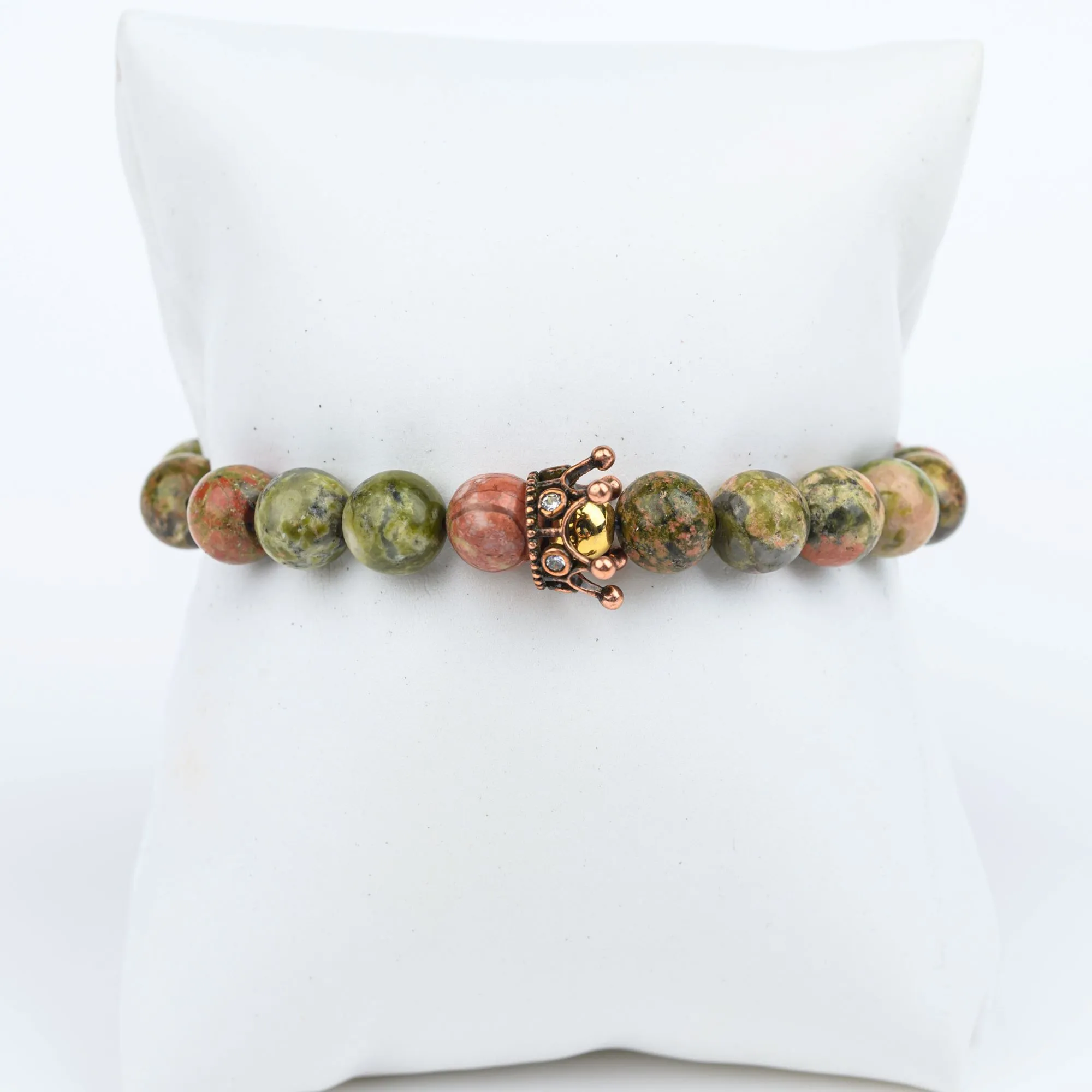 ME™ Crown Unakite 7-inch Bracelet