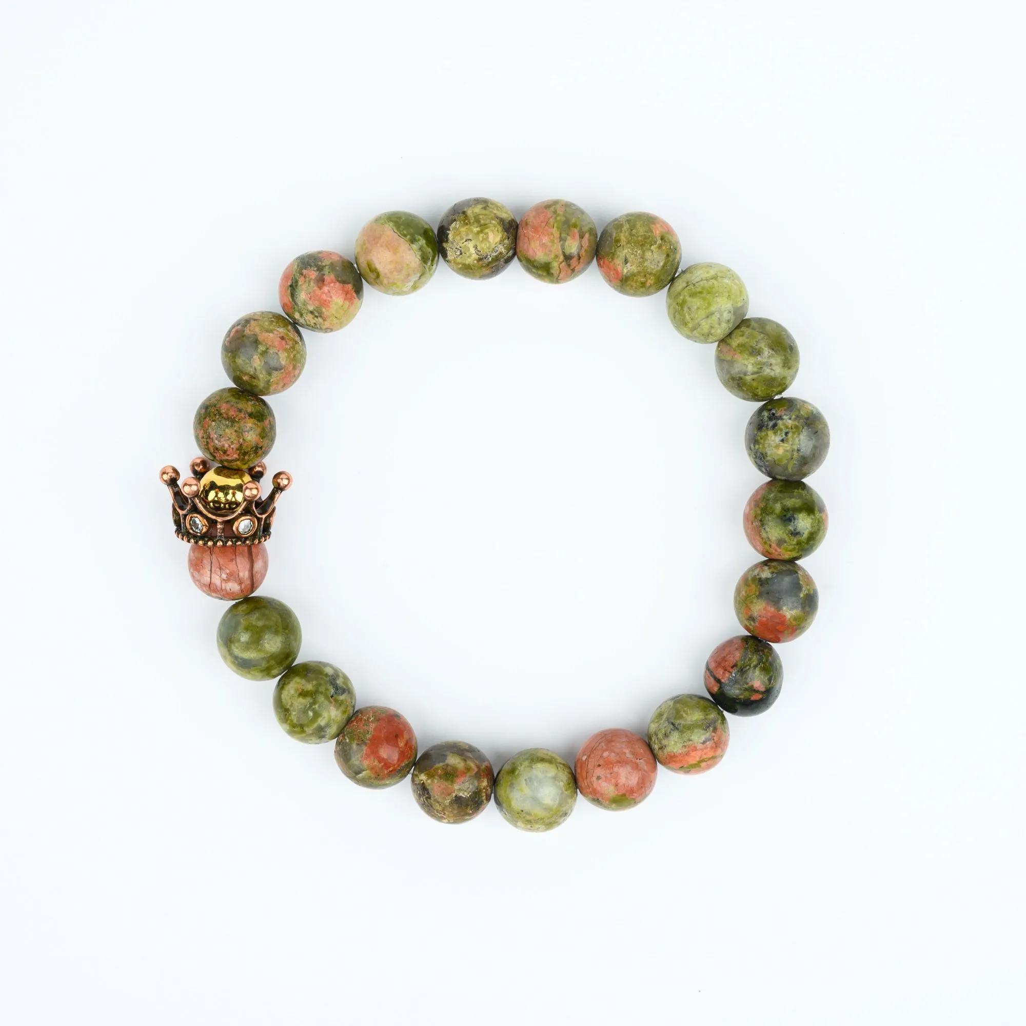 ME™ Crown Unakite 7-inch Bracelet
