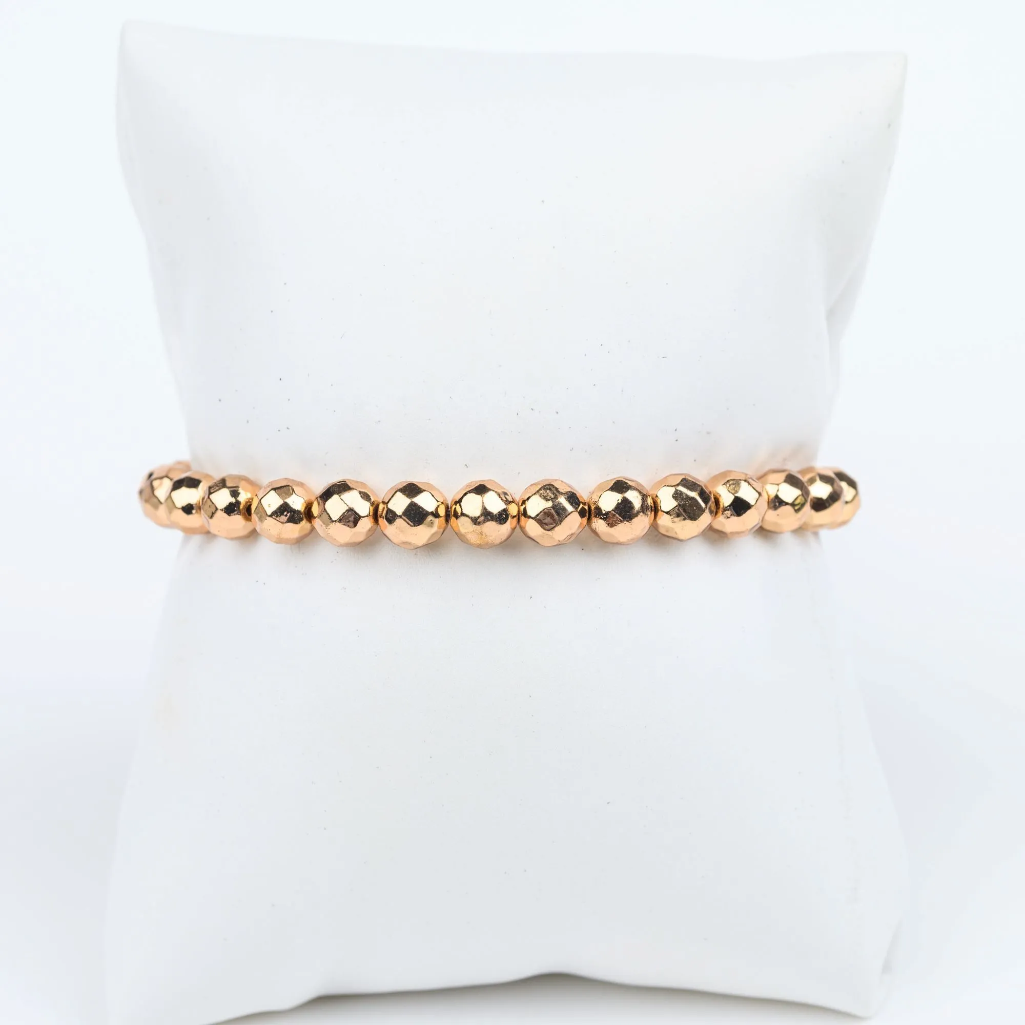ME™ Mixed Metals Petite Rose Goldtone Hematite 7-inch Bracelet