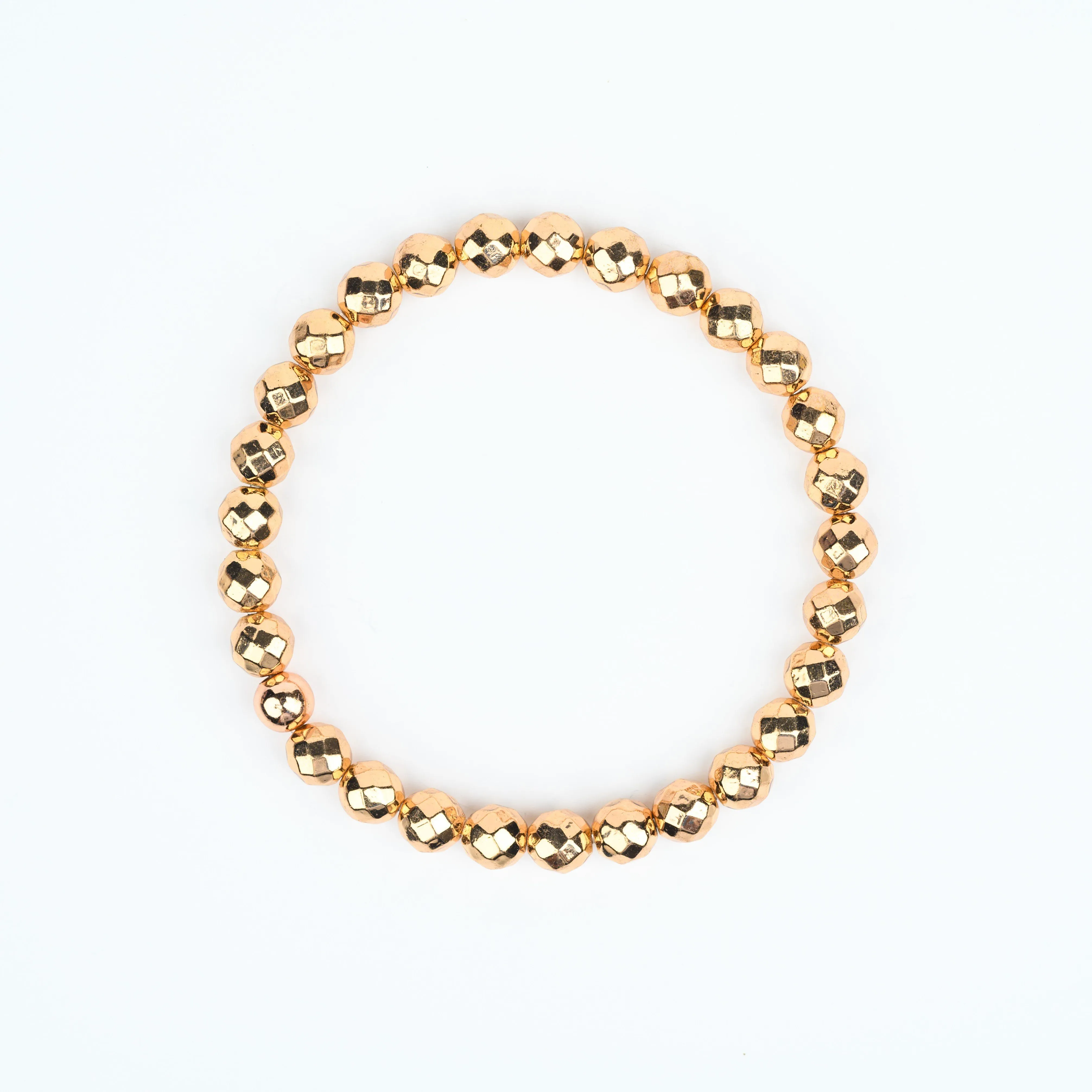 ME™ Mixed Metals Petite Rose Goldtone Hematite 7-inch Bracelet