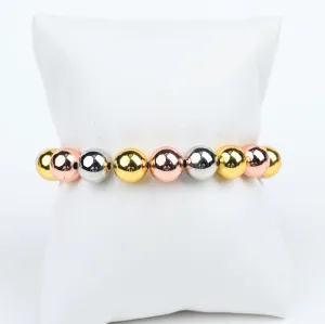 ME™ Mixed Metals Three-Tone 7-inch Bracelet