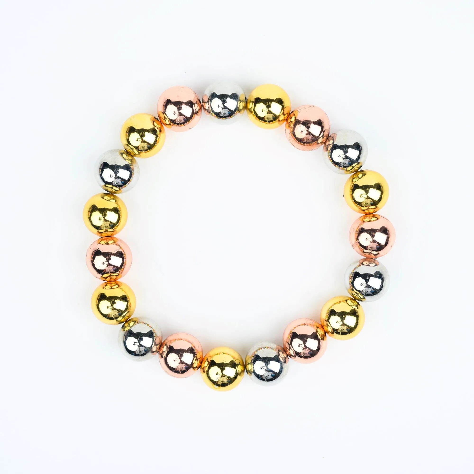 ME™ Mixed Metals Three-Tone 7-inch Bracelet