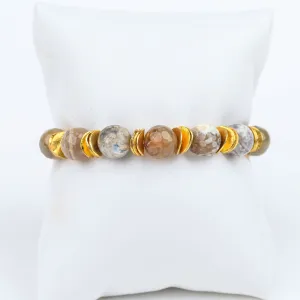 ME™ Owambe 7-inch Agate Grey Bracelet