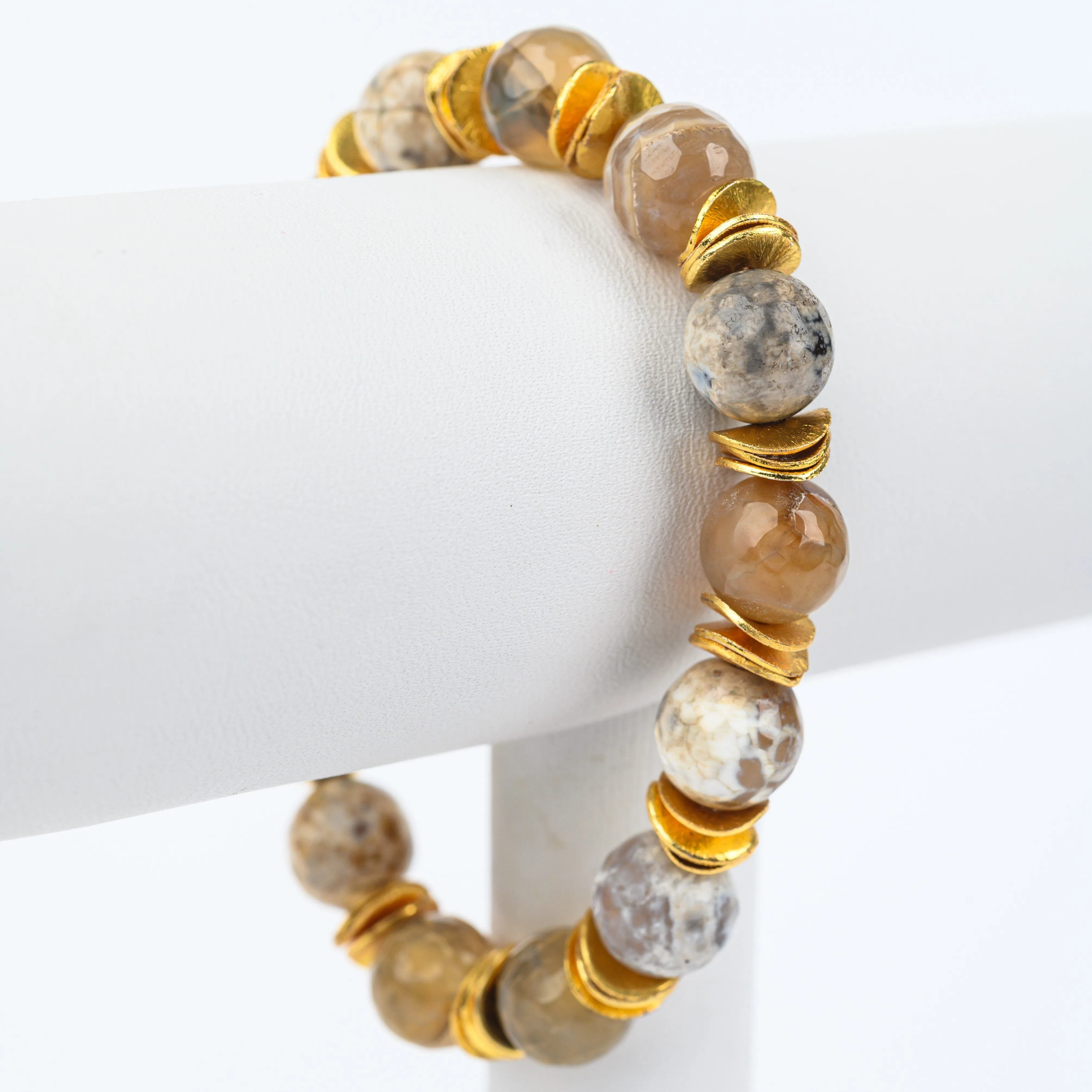 ME™ Owambe 7-inch Agate Grey Bracelet