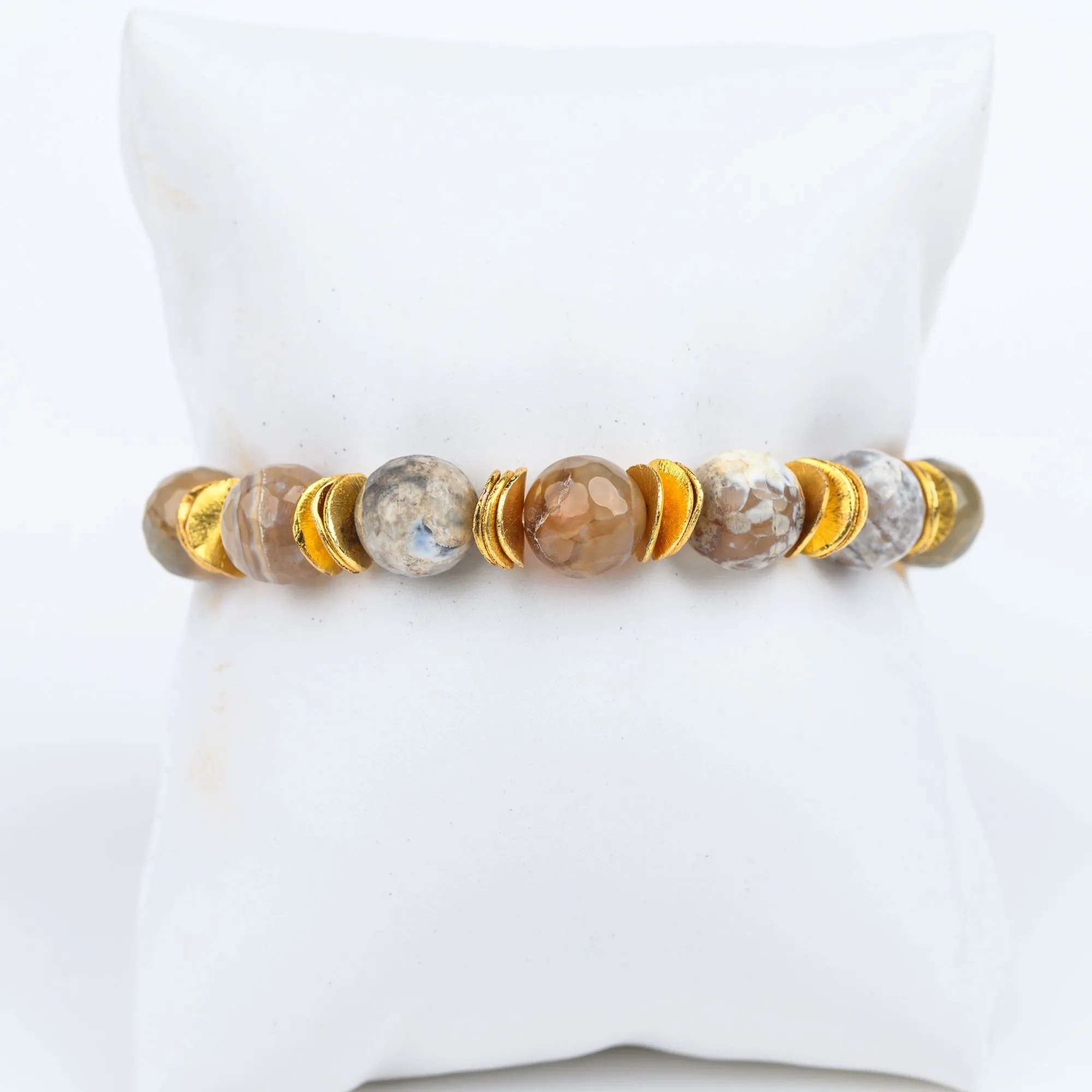 ME™ Owambe 7-inch Agate Grey Bracelet