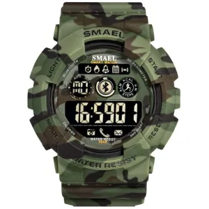 Men's Camouflage Print Smart Watches