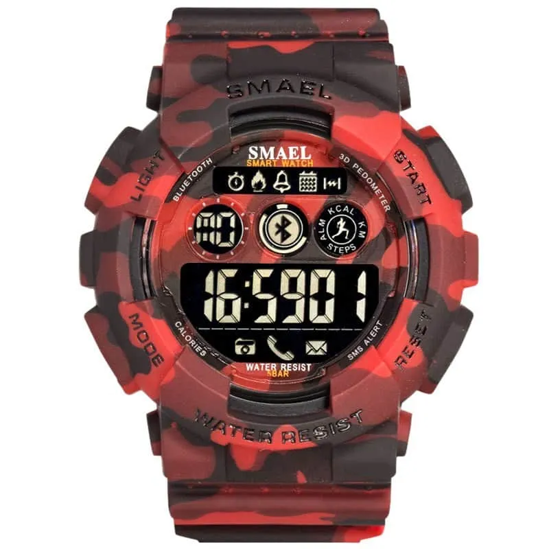 Men's Camouflage Print Smart Watches